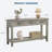 Entryway Table, Console Table with 3 Storage Drawers, 3 Tier Farmhouse Wooden Sofa Table, Hallway Tables-224344443