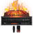Shrum 26" WiFi Infrared Quartz Electric Fireplace with Sound Crackling, Realistic Pinewood Logs, Timer, 1500W-796741660