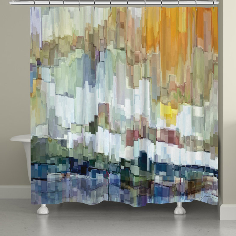 Kabron Abstract Shower Curtain