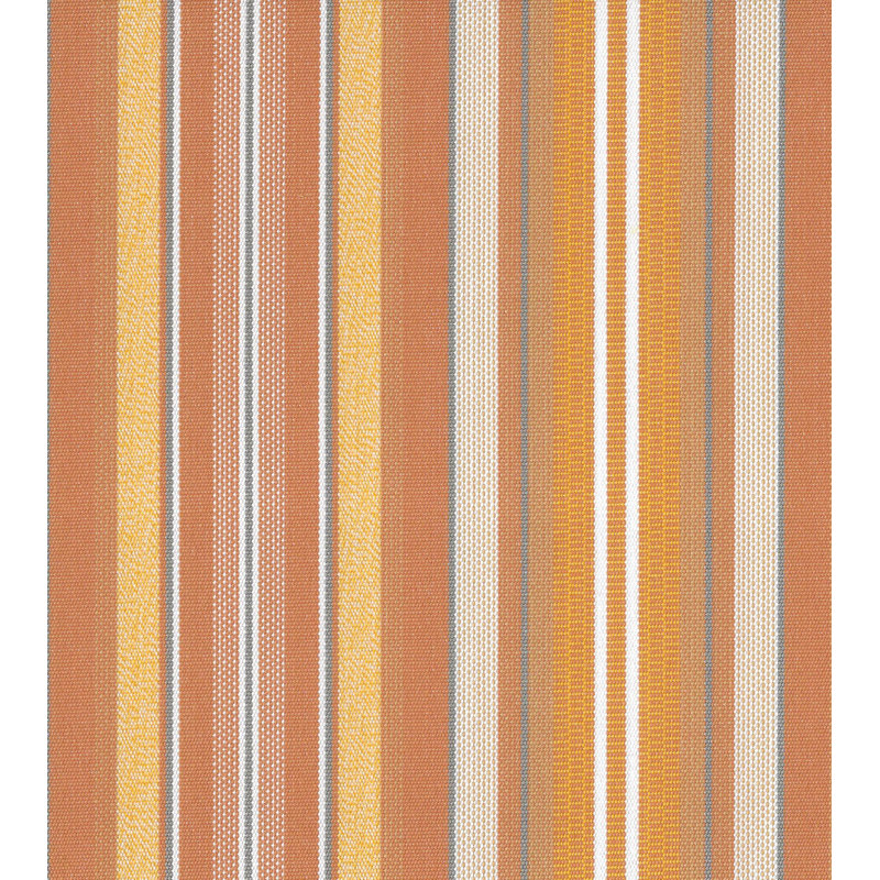 Kuester Outdoor 4'' Replacement Cushion Set Seat Cushion, Full, Orange Stripe