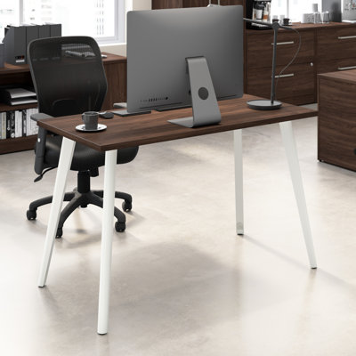 Bush Business Furniture Vista Computer Desk With Splayed Metal Legs