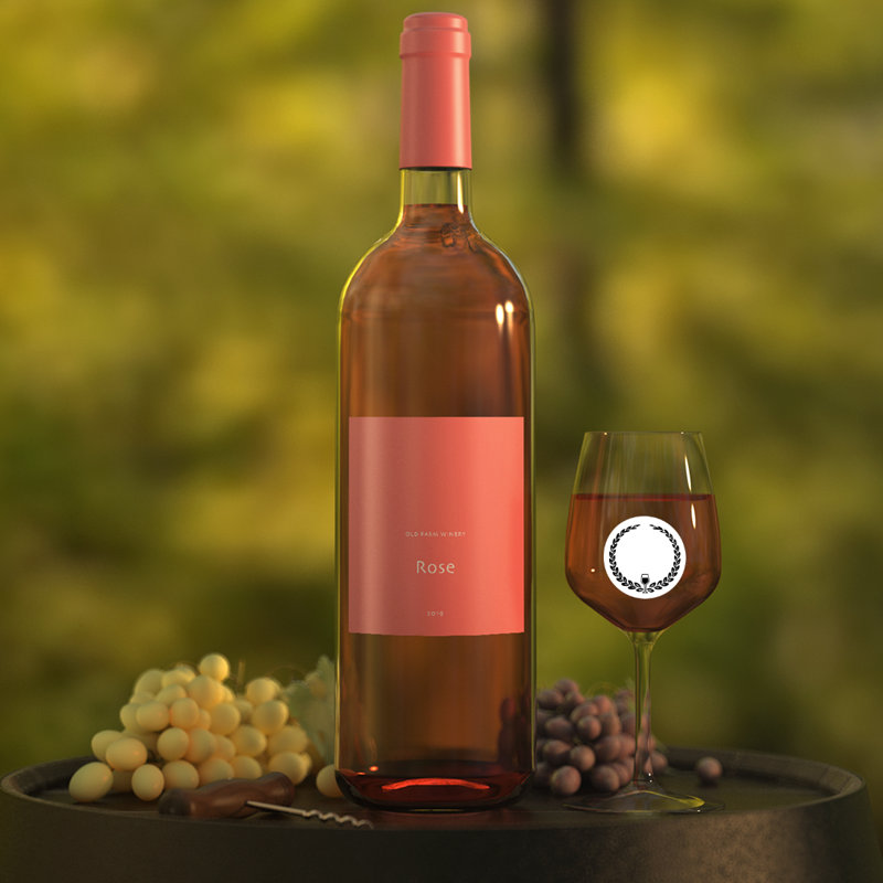 Autocollants ronds en vinyle pour boissons, verres à vin avec étiquettes rondes vierges pour cocktail