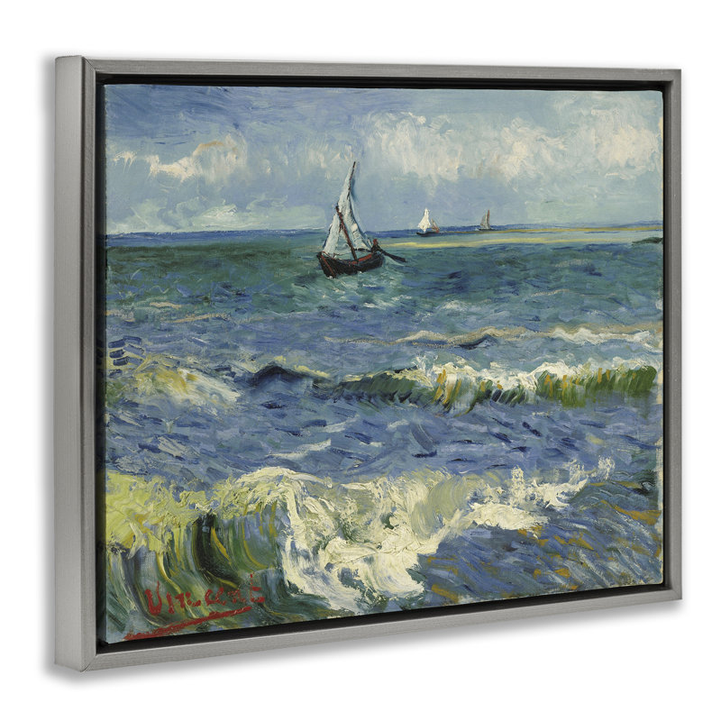Art mural classique sur toile avec cadre flottant brun classique par one1000paintings, Cadre flottant gris lustré