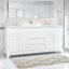 Meuble-lavabo double 73 po avec plateau en marbre Axenia-1795705146