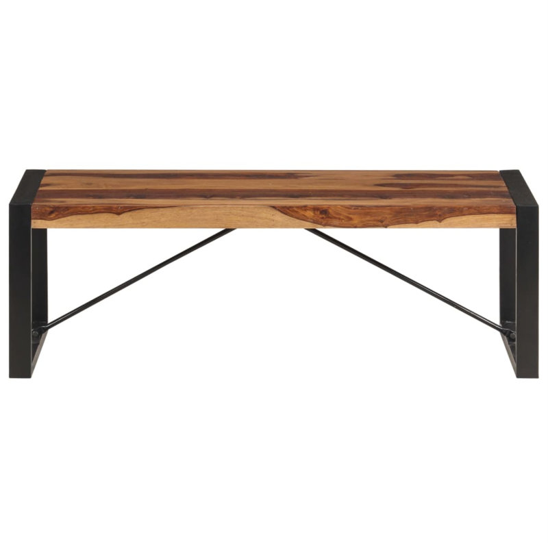 Table basse simple Cielke, Black, Dark Brown, H 15,7 po x l 23,6 po x P 47,2 po