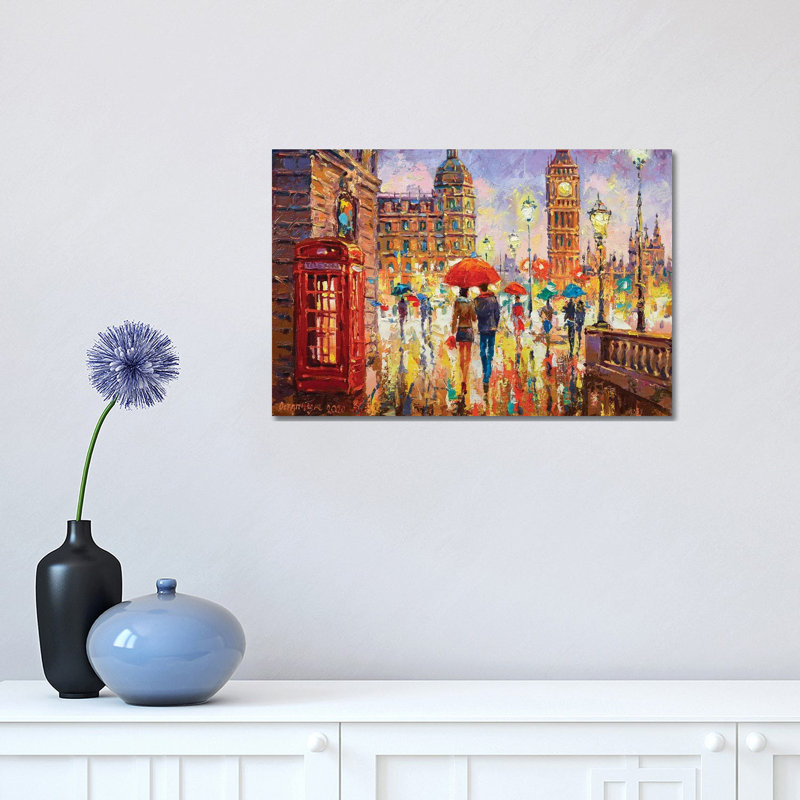 London IV by Andrej Ostapchuk - Print on Canvas, Wrapped Canvas, 30.48 cm H x 45.72 cm W