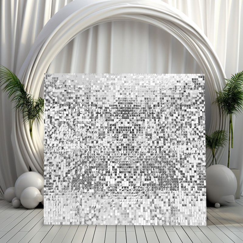 FashionSecretsLLC 36 Shimmer Sequins Wall Panels Backdrop Birthday ...