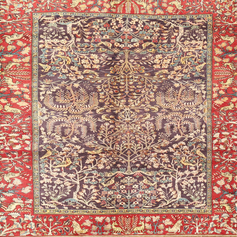 Oriental Indoor Rug, Round 3'
