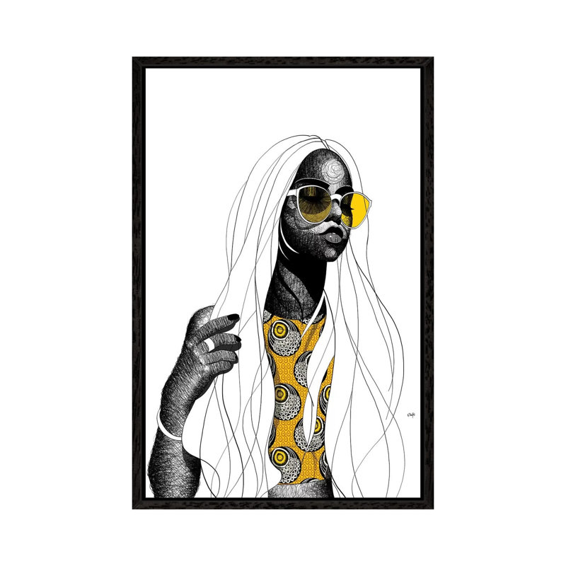 Baked by Ohab TBJ - Print on Canvas, Black Floater Framed, 66.04cm H x 45.72cm W x 3.81cm D