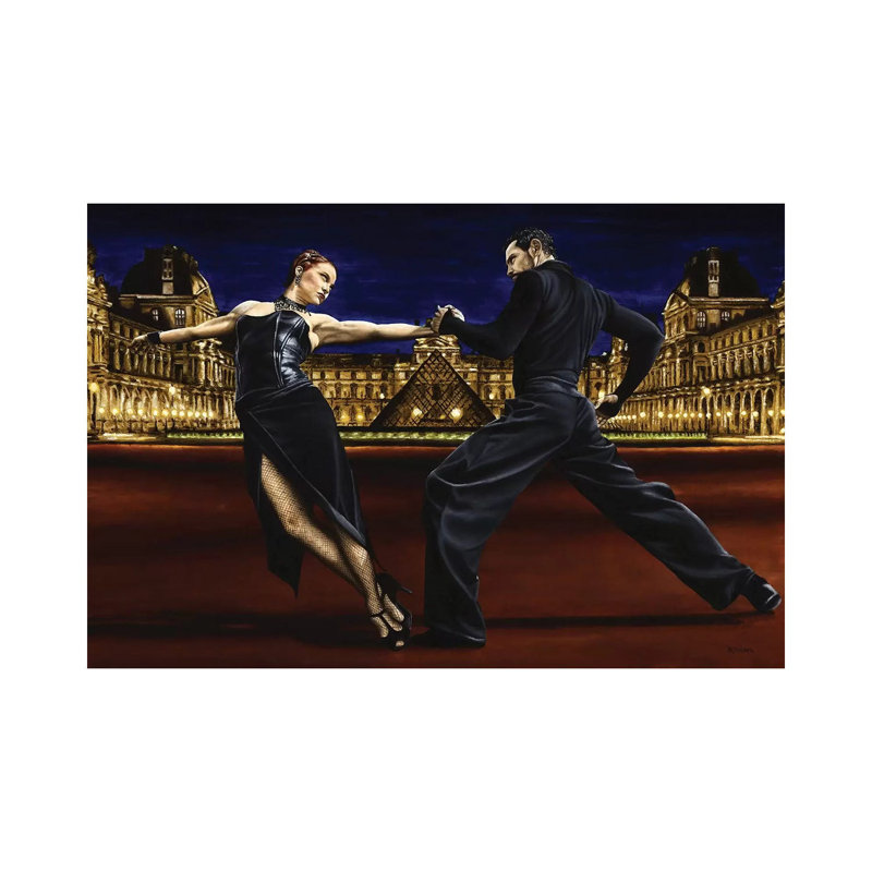 «Last Tango in Paris», impression sur toile tendue, H 40 po x l 60 po x 1,5 po