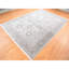 Tapis ivoire en laine et en soie noué à la main 10 pi 1 po x 14 pi 2 po 7D981FA9F6634D90B8C1EB89C6A30549