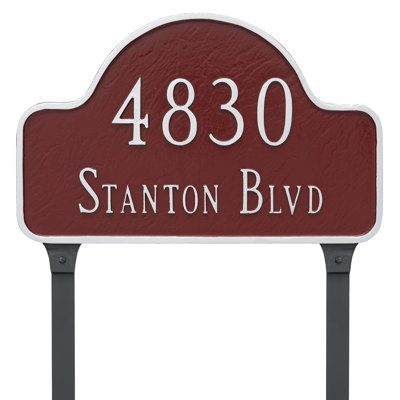 Lexington 2-Line Address Plaque