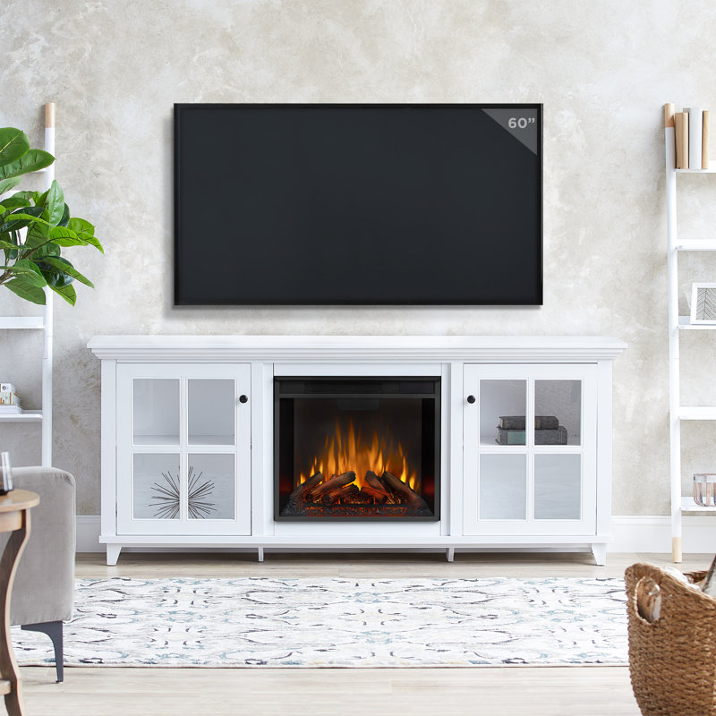 Norwell 73" TV Stand with Electric Fireplace by Real Flame