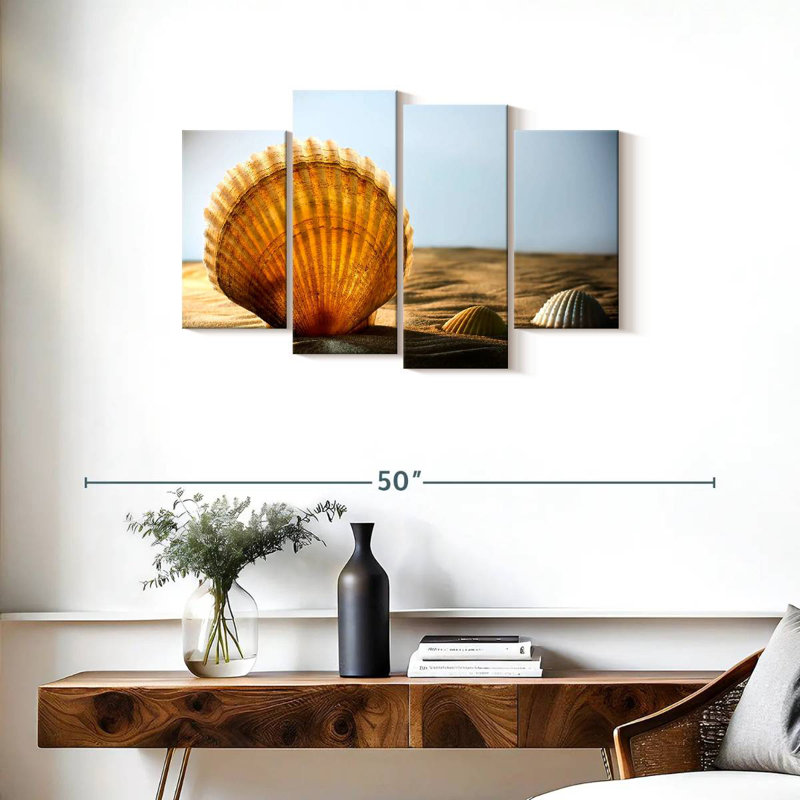 Aletra Sand Seashells, 22" H x 36" W