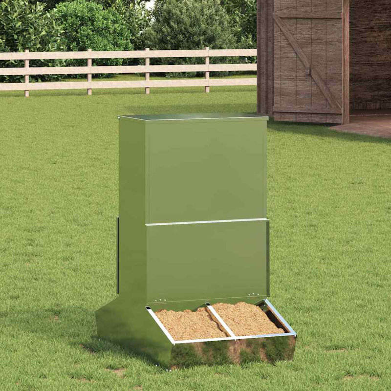 Galvanised Steel Feeder, 91.5cm H x 82cm W x 51cm D