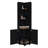 Freestanding Linen Cabinet, 2-Doors, Open Shelves-828608888-828608885