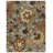 Blossom Hand Tufted Wool Cotton Floral Rug in Red/Green-1397159990