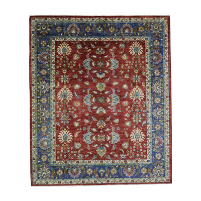 Floral Cranberry Ziegler 8' 3" x 9' 10"