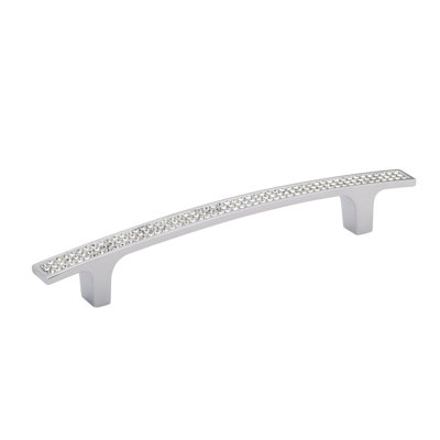 Metal and Crystal 5 1/16" Centre to Centre Bar Pull