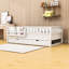 Lit plateforme en bois avec lit gigogne et petit escalier-2044713035-2044713045