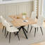 44cm H Cotton Upholstered Metal Side Chair-4628364