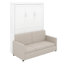 Lit escamotable double avec coussin-352963424