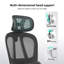 Sponge Office Chair with Headrest-2143326274