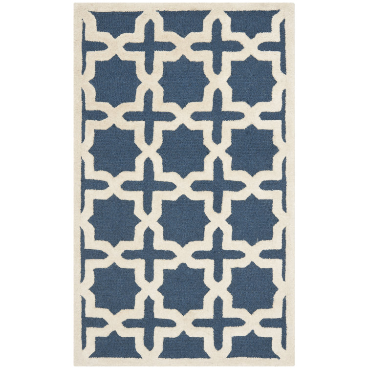 Igna Hand Tufted Wool Geometric Rug
