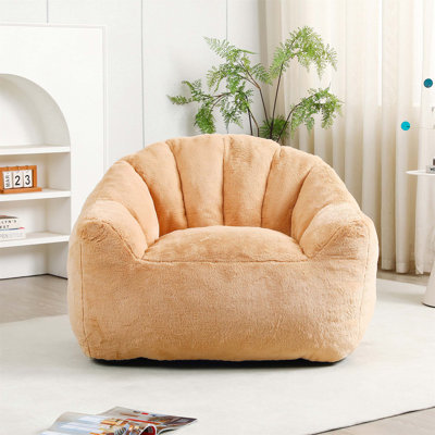 Fauteuil à billes en mousse haute densité avec accoudoirs moelleux pour un confort ultime et une utilisation polyvalente dans n'importe quelle pièce.