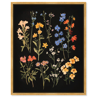 «Darkling Daisies II Dark Elegant Florals» par Art Remedy