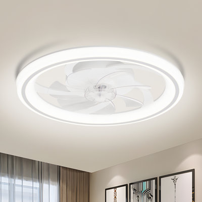 Smart Ceiling Fan with Light and Remote – 6 Speeds, 3 Colour Temps, Quiet Reversible Motor