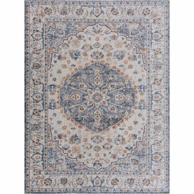 Eriyana Oriental Indoor Rug, Rectangle 9'2" x 12'