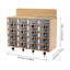 Armoire de rangement pour téléphone portable en bois à 20 emplacements avec clés-124101031