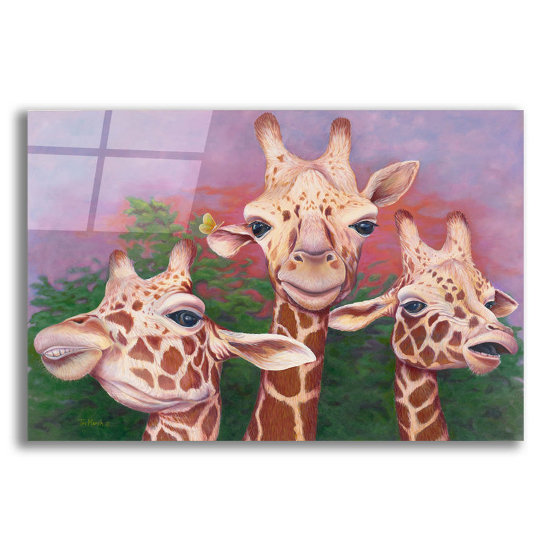 «Curious Conversation» par Tim Marsh, H 16 po x l 24 po x P 0,2 po