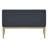 Bethea Polyester Upholstered 2-Seater Dining Bench with Solid Wood Legs-128879228