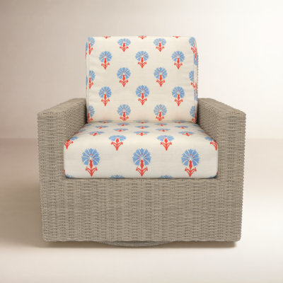 Hayes Sunbrella® Swivel Patio Lounge Chair