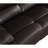 Global United Leather-Air Recliining  Console Loveseat
