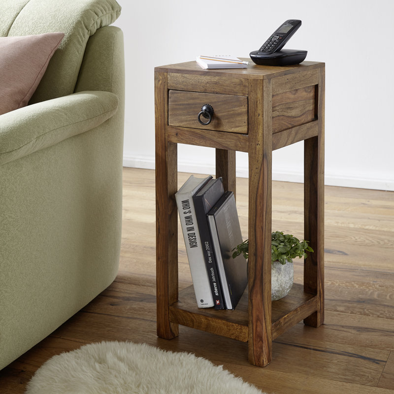 Solid Wood End Table