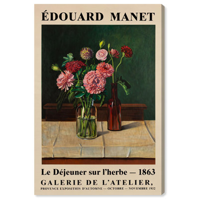 Provence Autumn Exhibition Canvas Vintage Art Poster by Art Remedy
