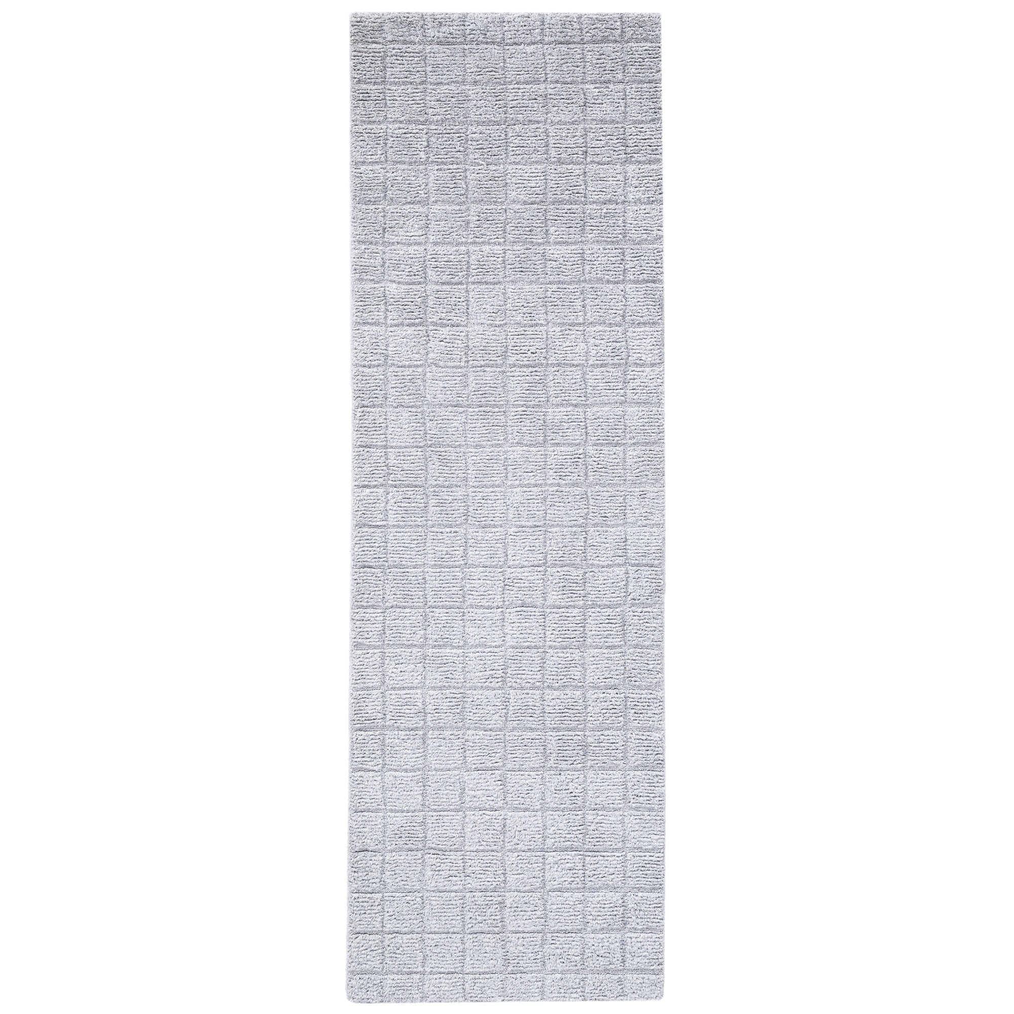 Gilligan Hand Tufted Recycled P.E.T Gray Rug, Runner 2'6" x 8'