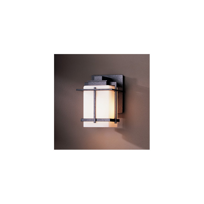 Tourou 7.4" H Outdoor Armed Sconce, Natural lron