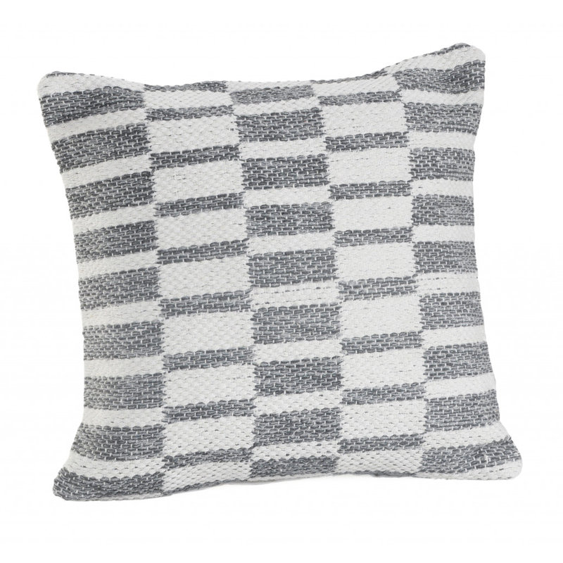 Cotton Reversible Throw Pillow