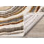 Tapis de couloir abstrait 8 po crème et beige