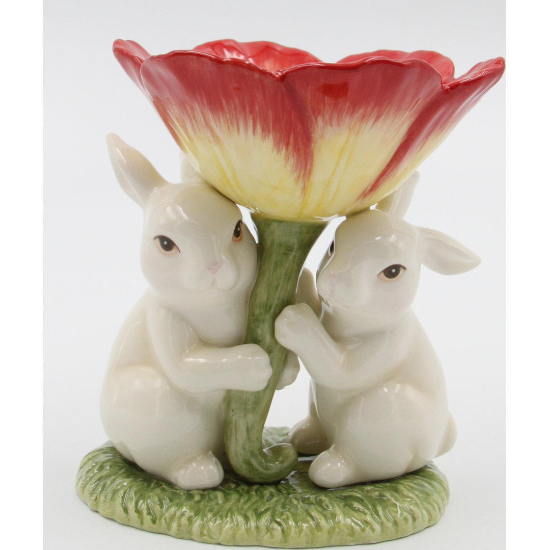 5'' H Concrete / Cement Tabletop Tealight Holder Ophelia & Co.