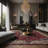 Silky Soft Plush Red Area Rug-1198858932