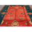 Tapis Oushak turc en laine noué à la main 9 pi 3 po x 10 pi 11 po