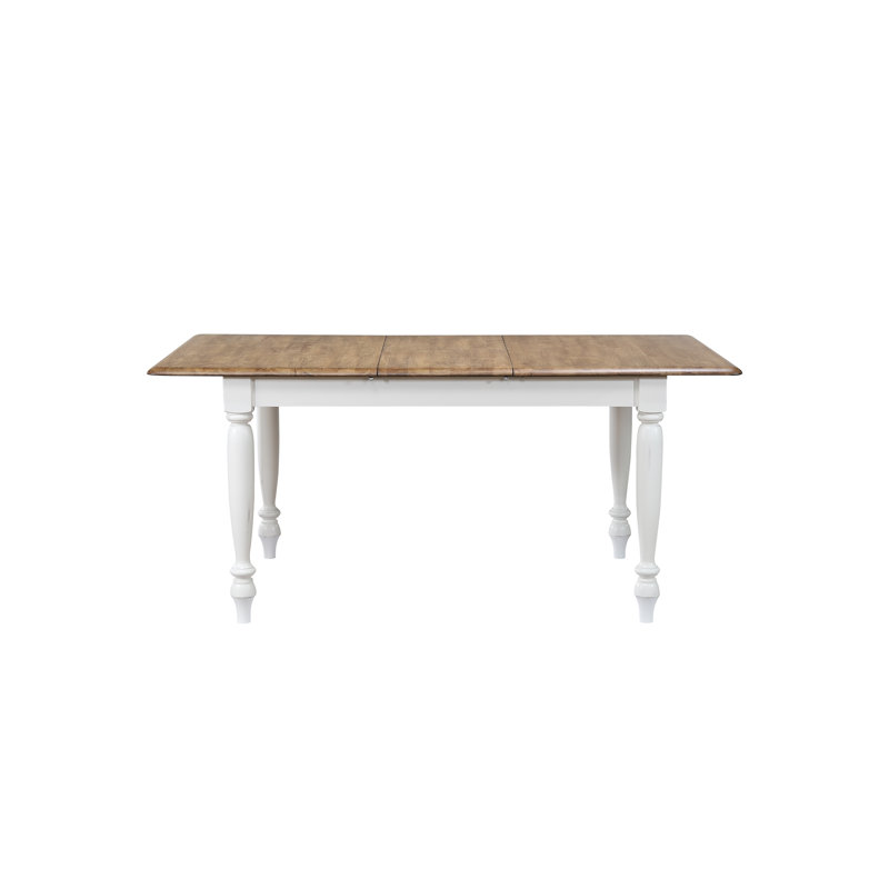 Kinsler Rubberwood Solid Wood Dining Table
