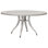 Round Walnut Wood Dining Table