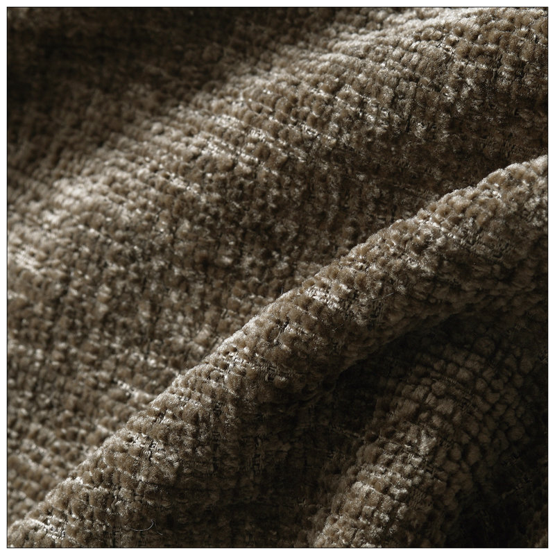 Canapé de 116 po entièrement compressé avec mousse haute densité, aucun assemblage requis, conception sans pieds sans cadre, dossier et coussin de siège intégrés, combinaison libre, chenille de particules
