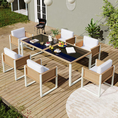 6 - Person Rectangular Patio Dining Set